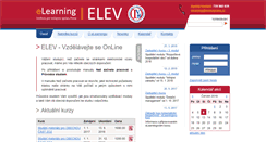 Desktop Screenshot of elev.institutpraha.cz