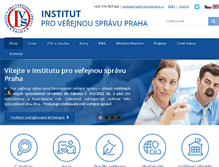 Tablet Screenshot of institutpraha.cz